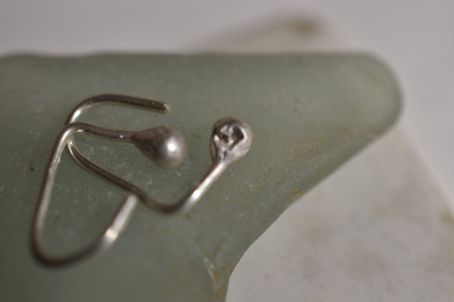 Tiny open hoop earrings
