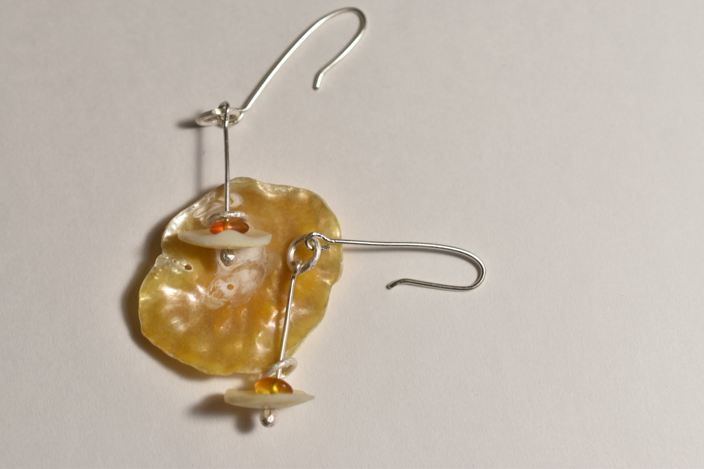 Flying saucer earrings