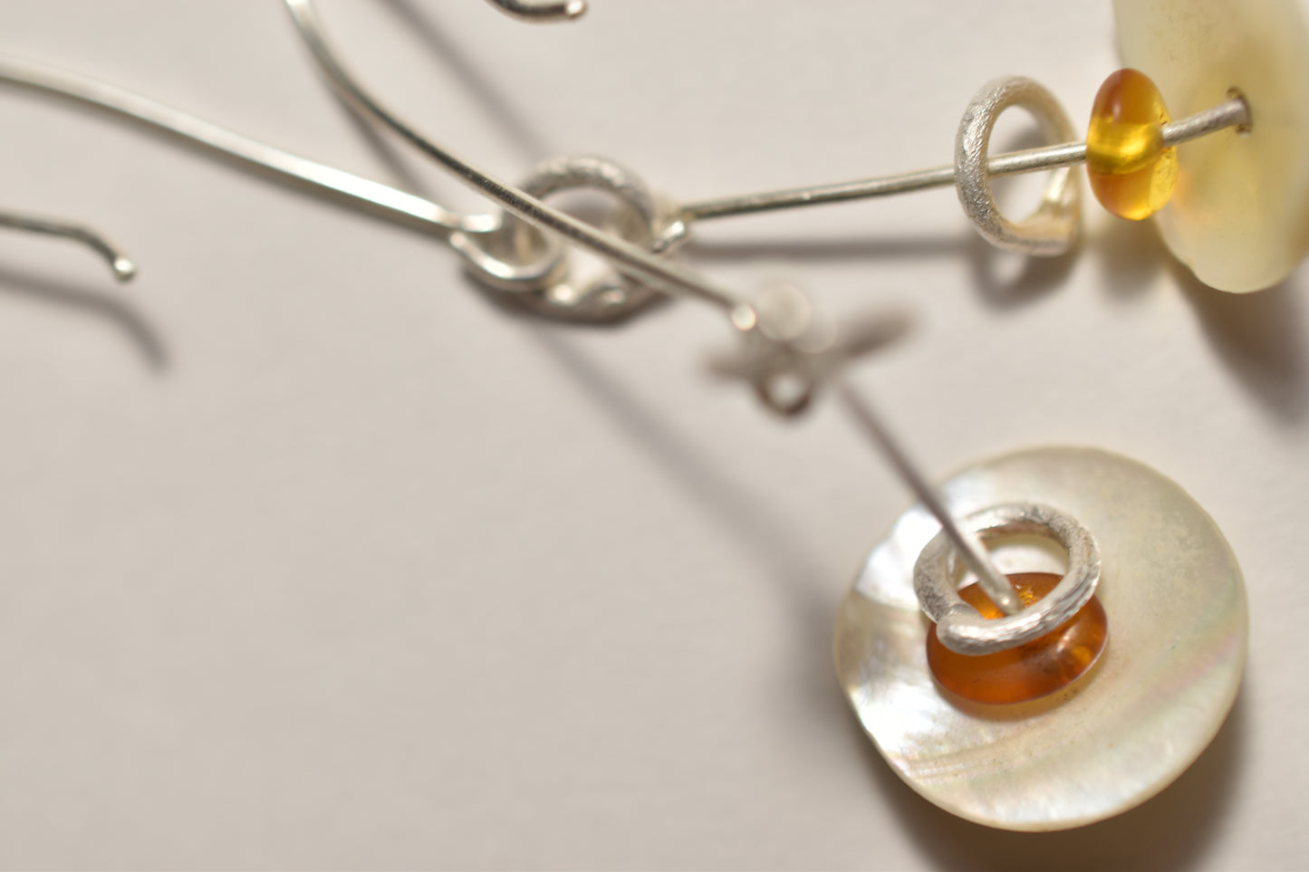 Flying saucer earrings